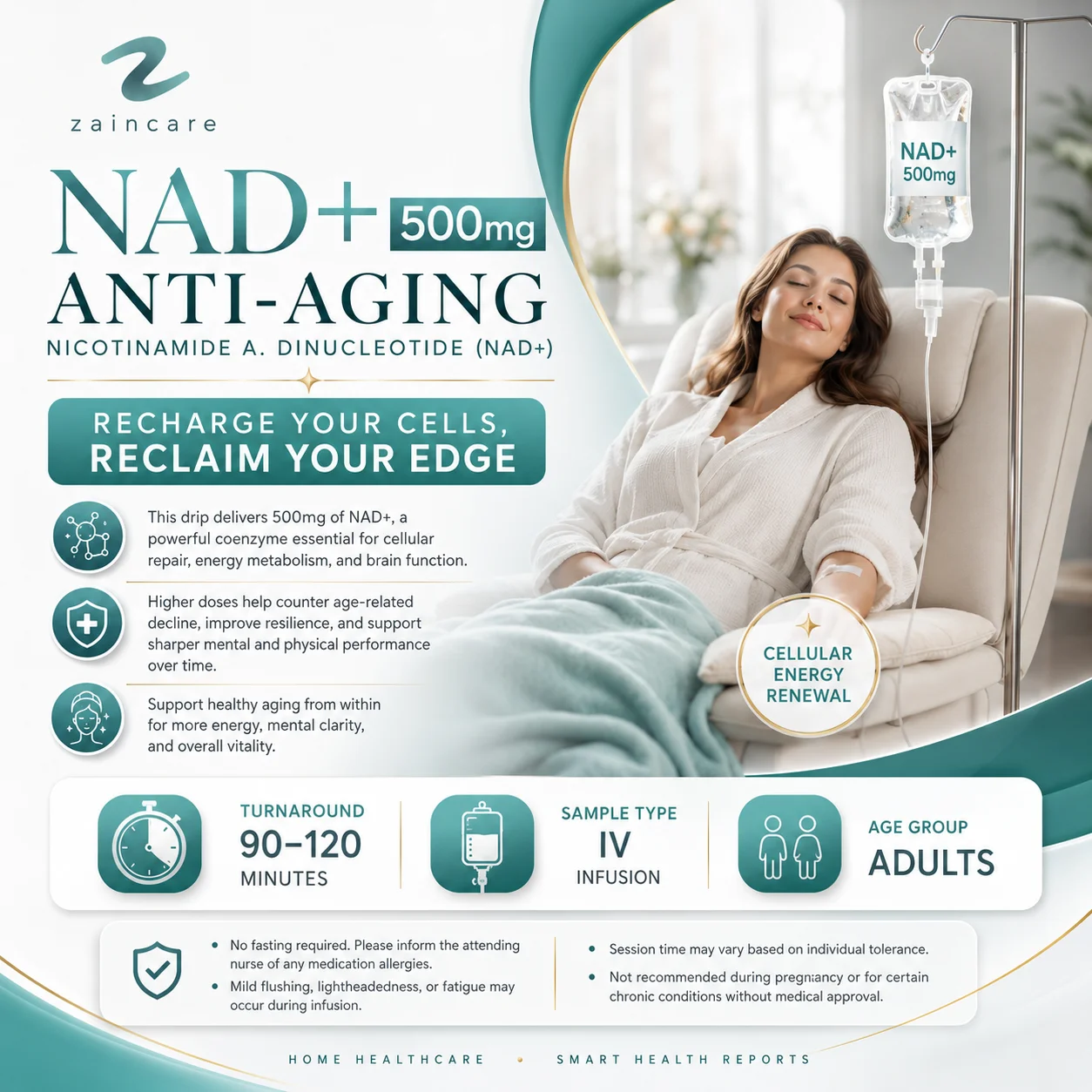 NAD+ 500mg Anti-Aging