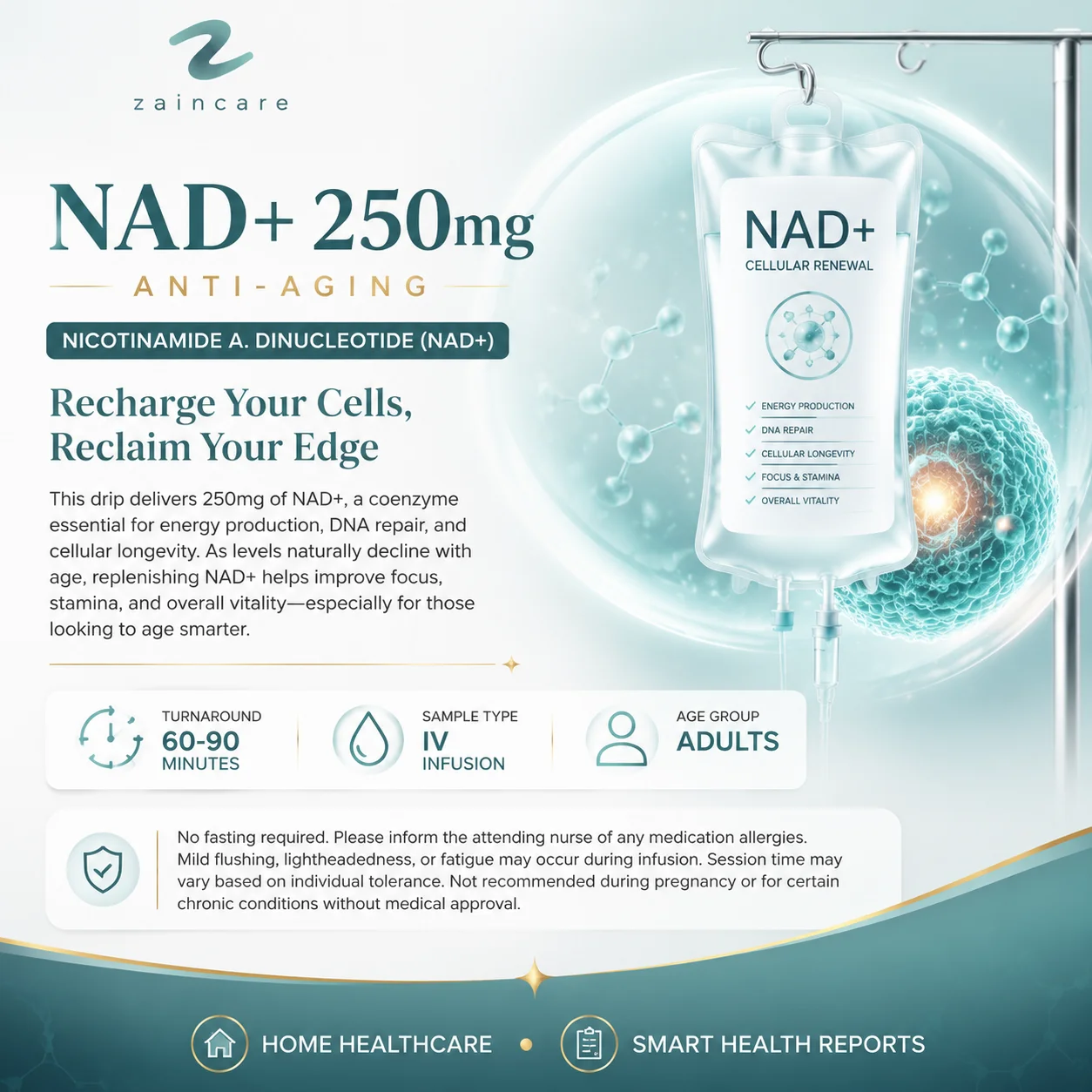 NAD+ 250mg Anti-Aging