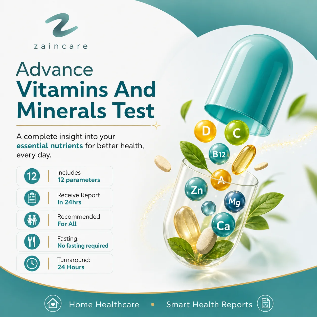 Advance Vitamins And Minerals Test