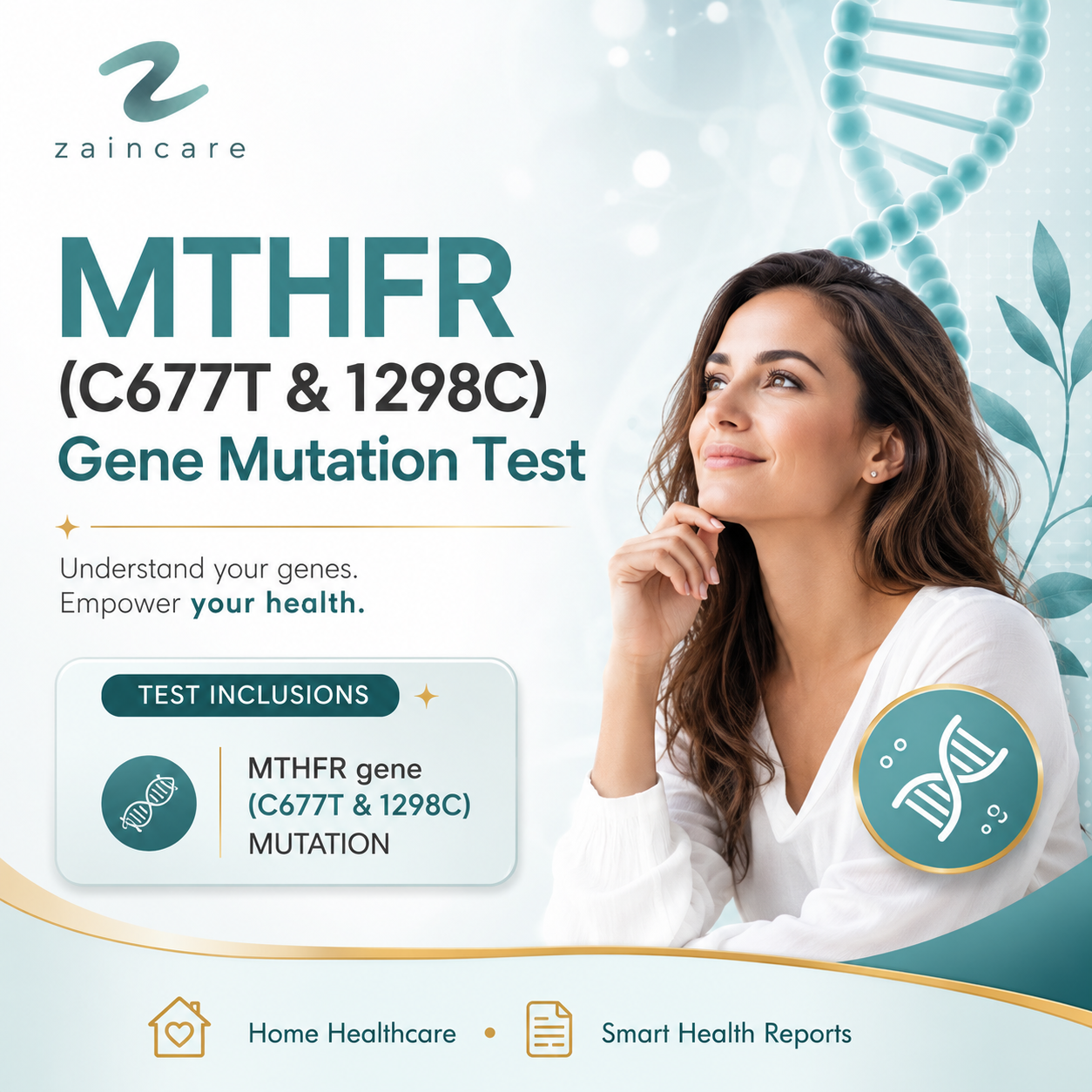 MTHFR (C677T & 1298C) GENE MUTATION, QUALITATIVE